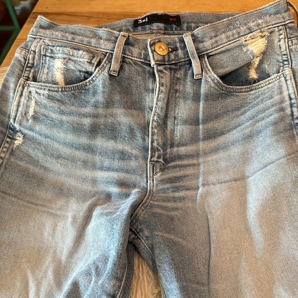 3x1 NYC distressed capri jeans - Picture 7 of 12